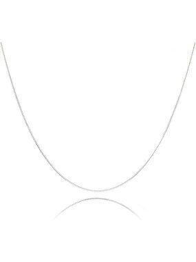 Delicate 925 Sterling Silver Box Chain Necklace - Tiny, Thin, Strong - 14"-30